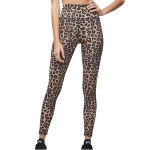 Good American HW Cheetah Print Performance Leggings size Small